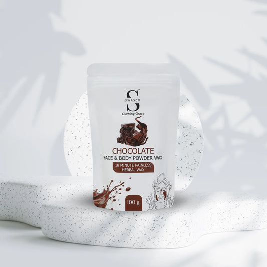 SWASCO FACE AND BODY WAX POWDER (CHOCOLATE)