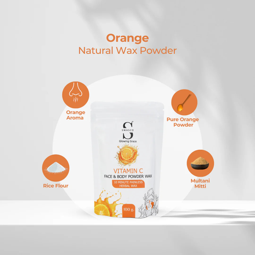 SWASCO FACE AND BODY WAX POWDER (VITAMIN-C)