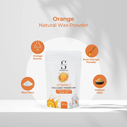 SWASCO FACE AND BODY WAX POWDER (VITAMIN-C)